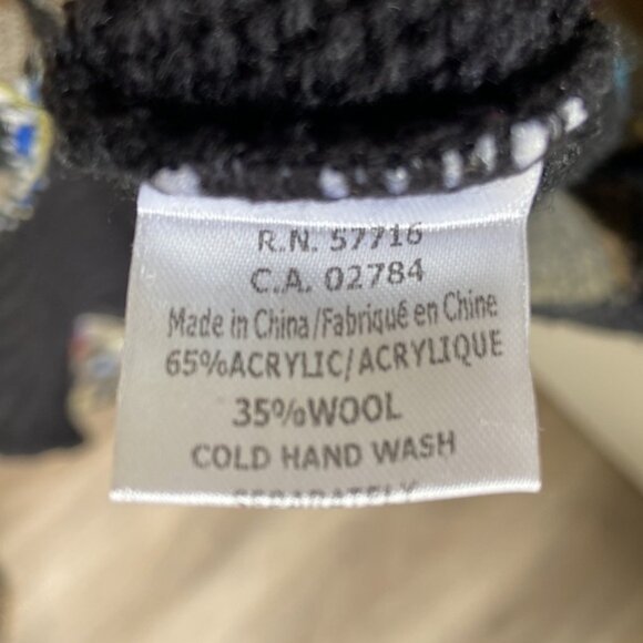 Papillon Wool Blend Mixed Media Cardigan - Picture 10 of 10